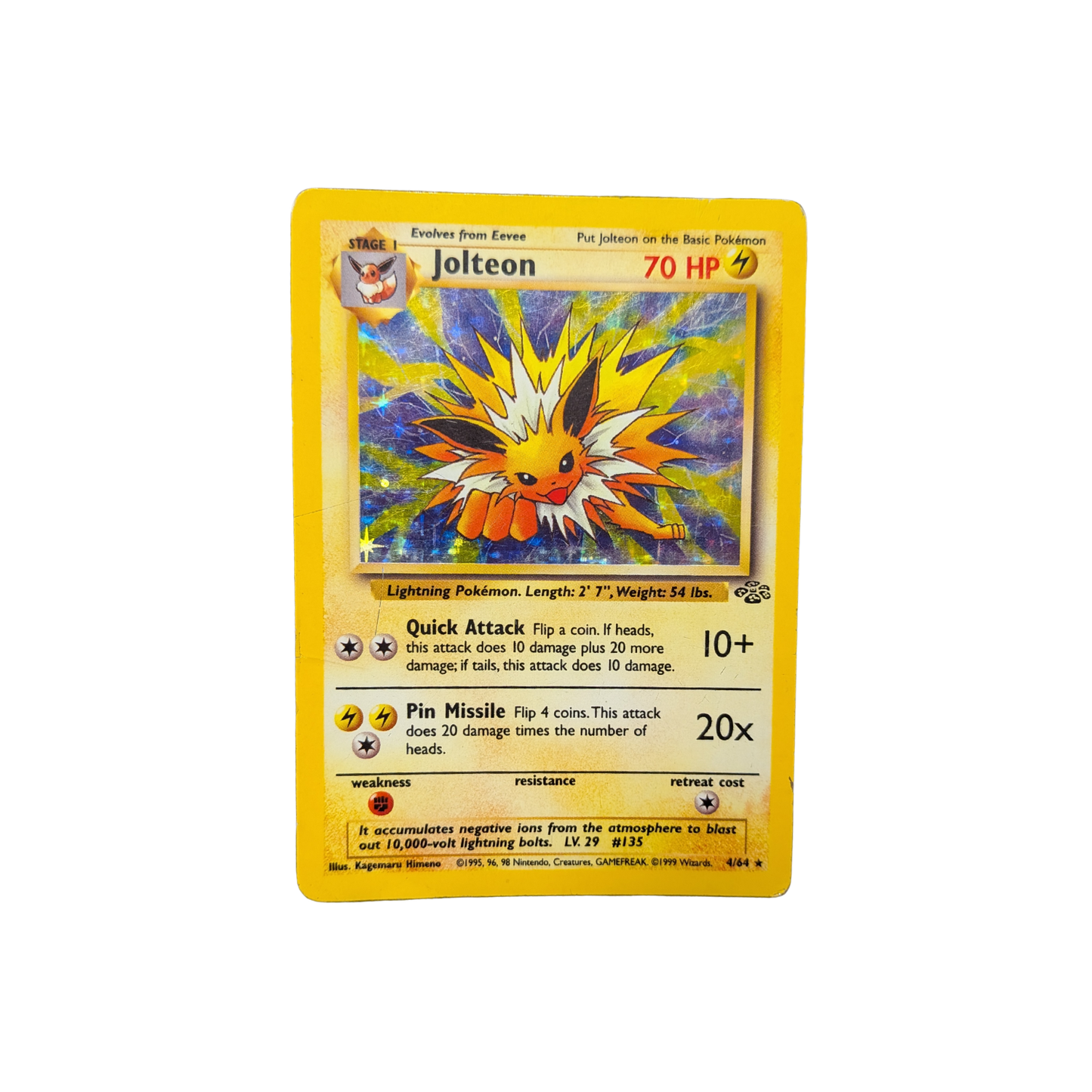 (JNG) Jolteon Holofoil #004 DMG
