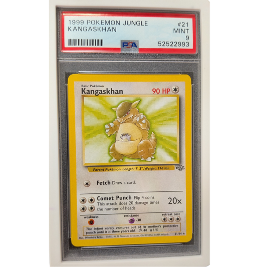 (JNG) Kangaskhan #21 PSA 9 Mint