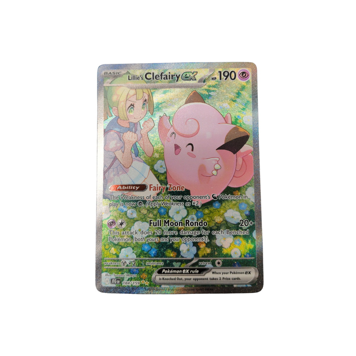 (JTG) Lillie's Clefairy EX #184 NM