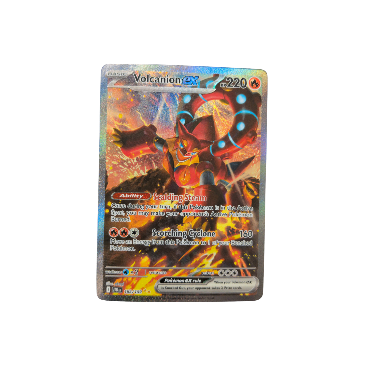 (JTG) Volcanion EX SIR #182 NM