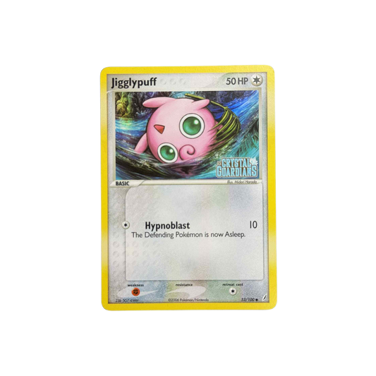 Jigglypuff Reverse Foil Stamp #53 - NM