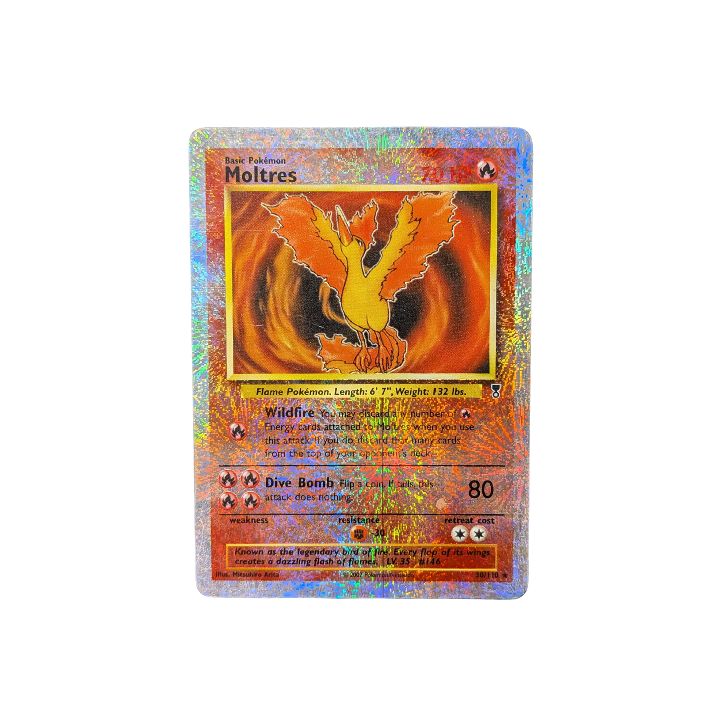 (LC) Moltres Reverse Holofoil #30 DMG