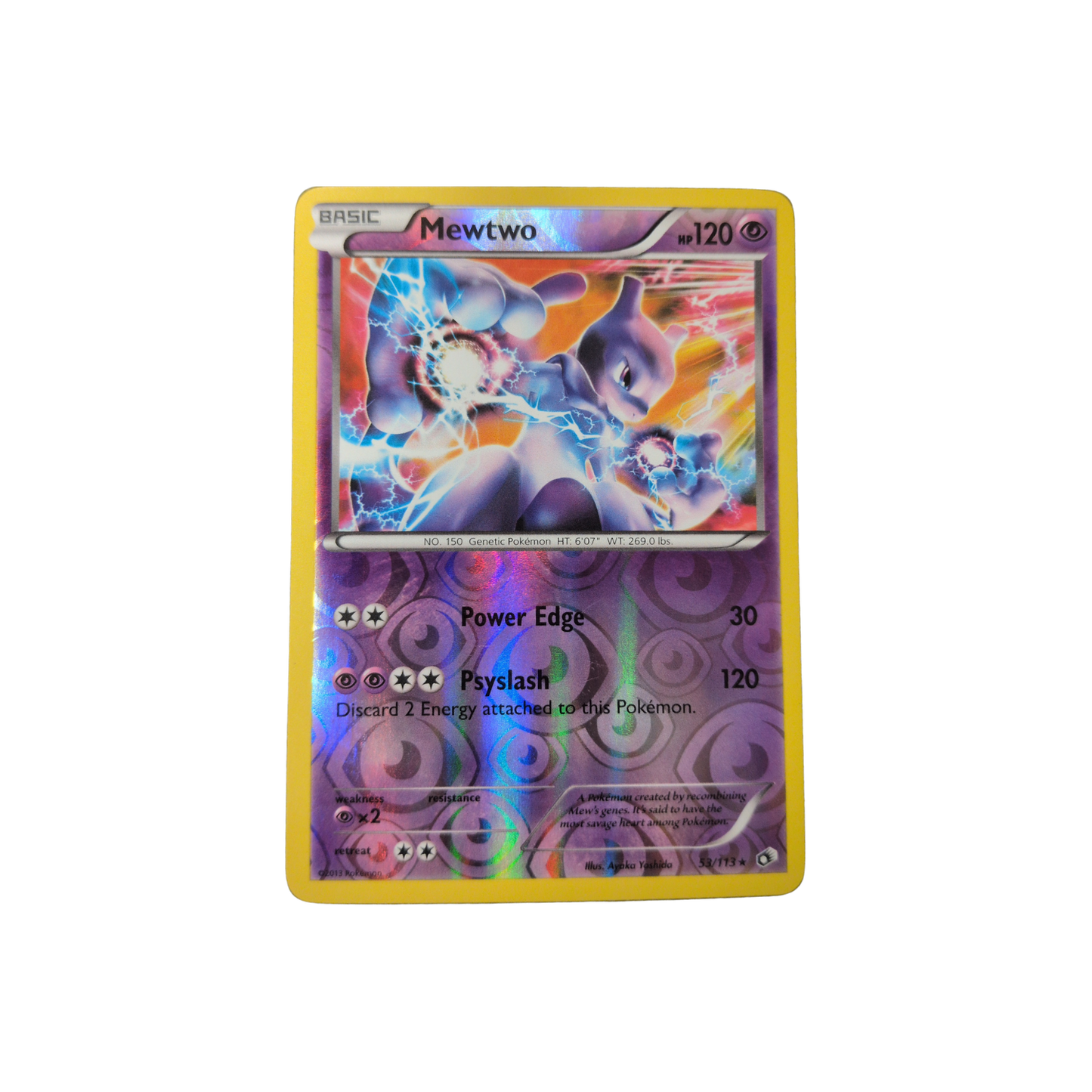 (LTR) Mewtwo Reverse Holo #53 LP