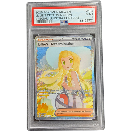 Lillie's Determination #184 PSA 9 Mint