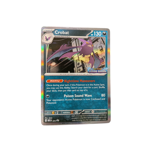 (MEP) Crobat Prerelease Stamp Promo #076 NM