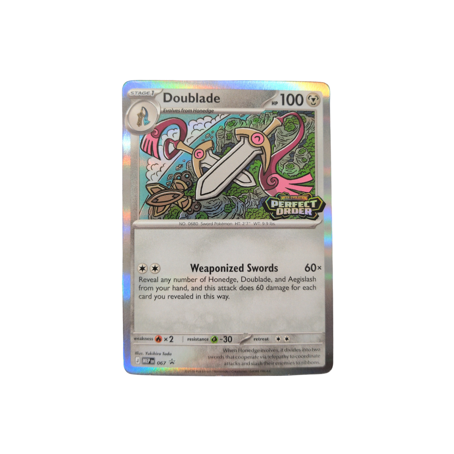 (MEP) Doublade Prerelease Stamp #067 LP