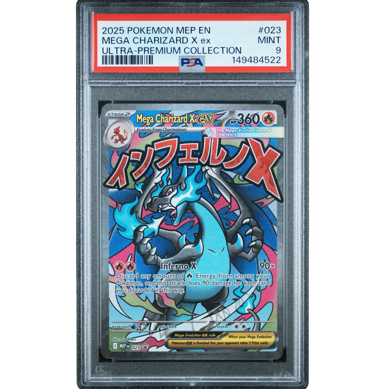 (MEP) Mega Charizard X EX Promo #023 PSA 9 Mint