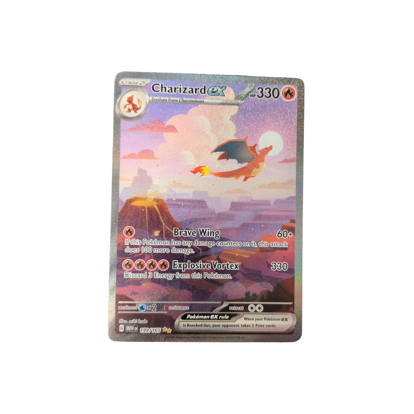 (MEW) Charizard EX #199 NM