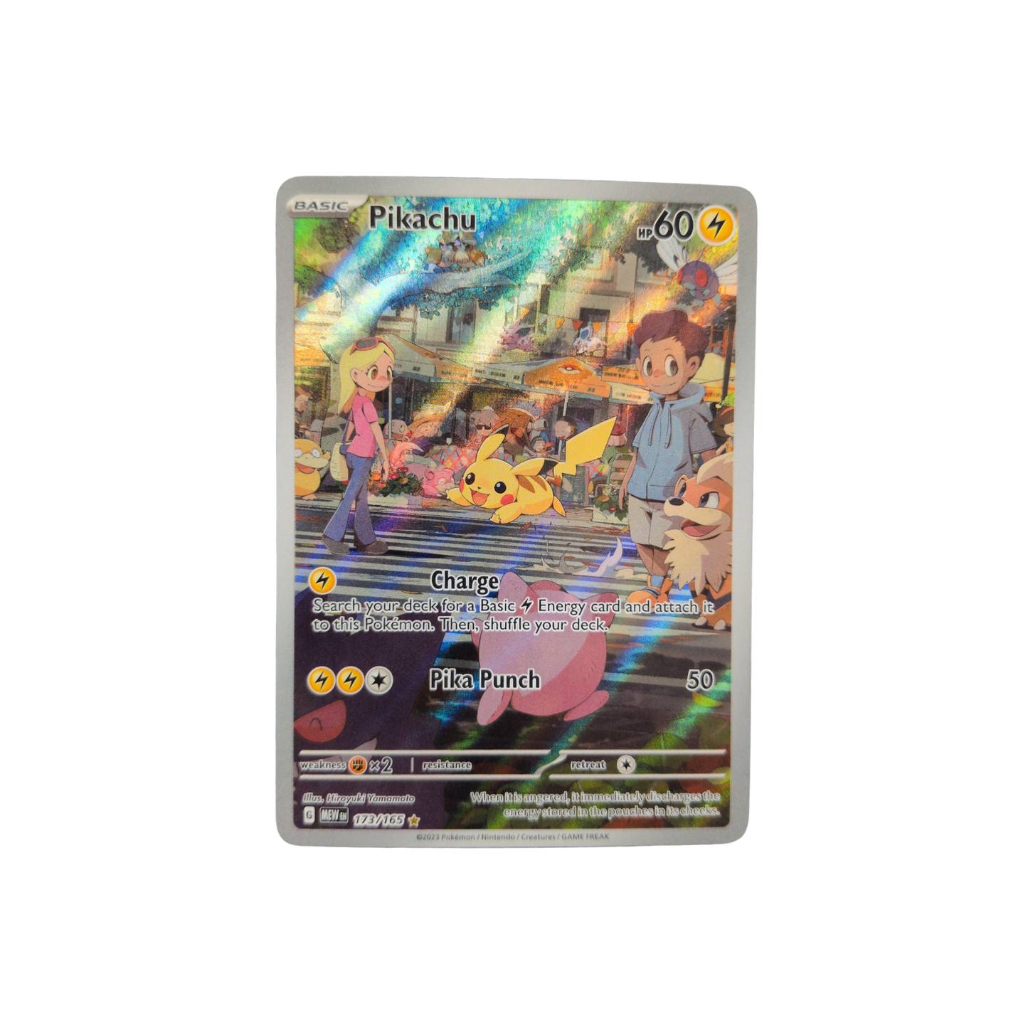 (MEW) Pikachu SIR #173 NM