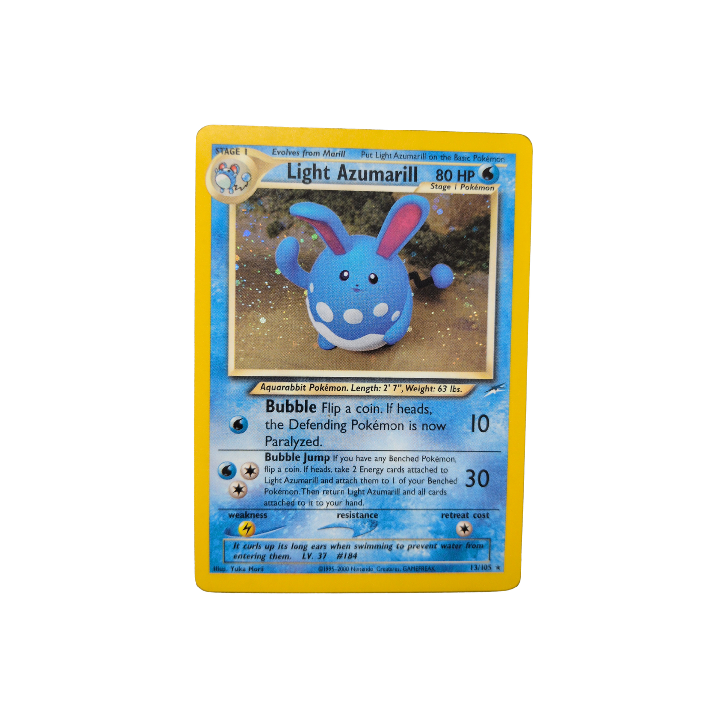 (N4) Light Azumarill Holo #13 MP