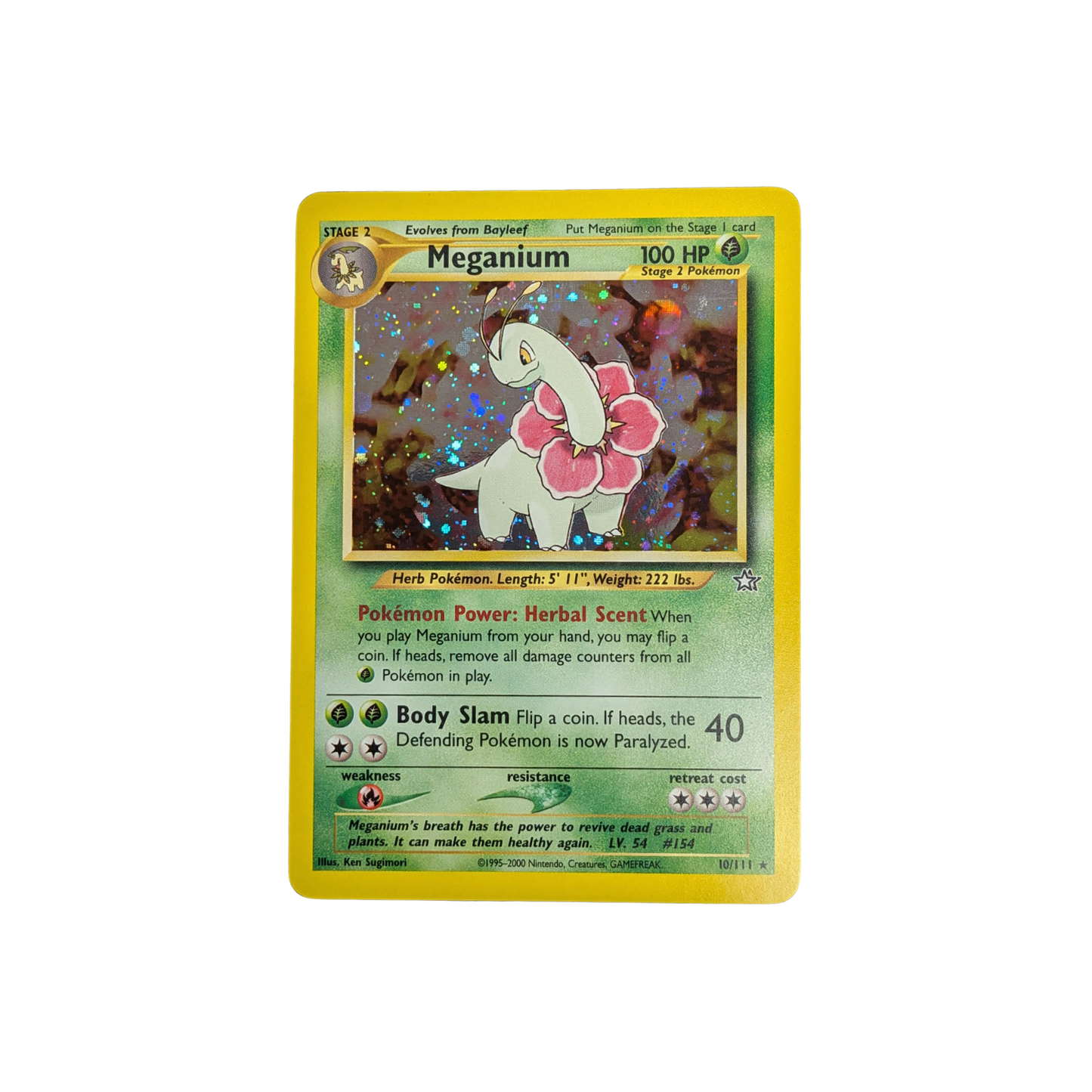 (Neo Genesis) Meganium Holo Unlimited #10 - LP