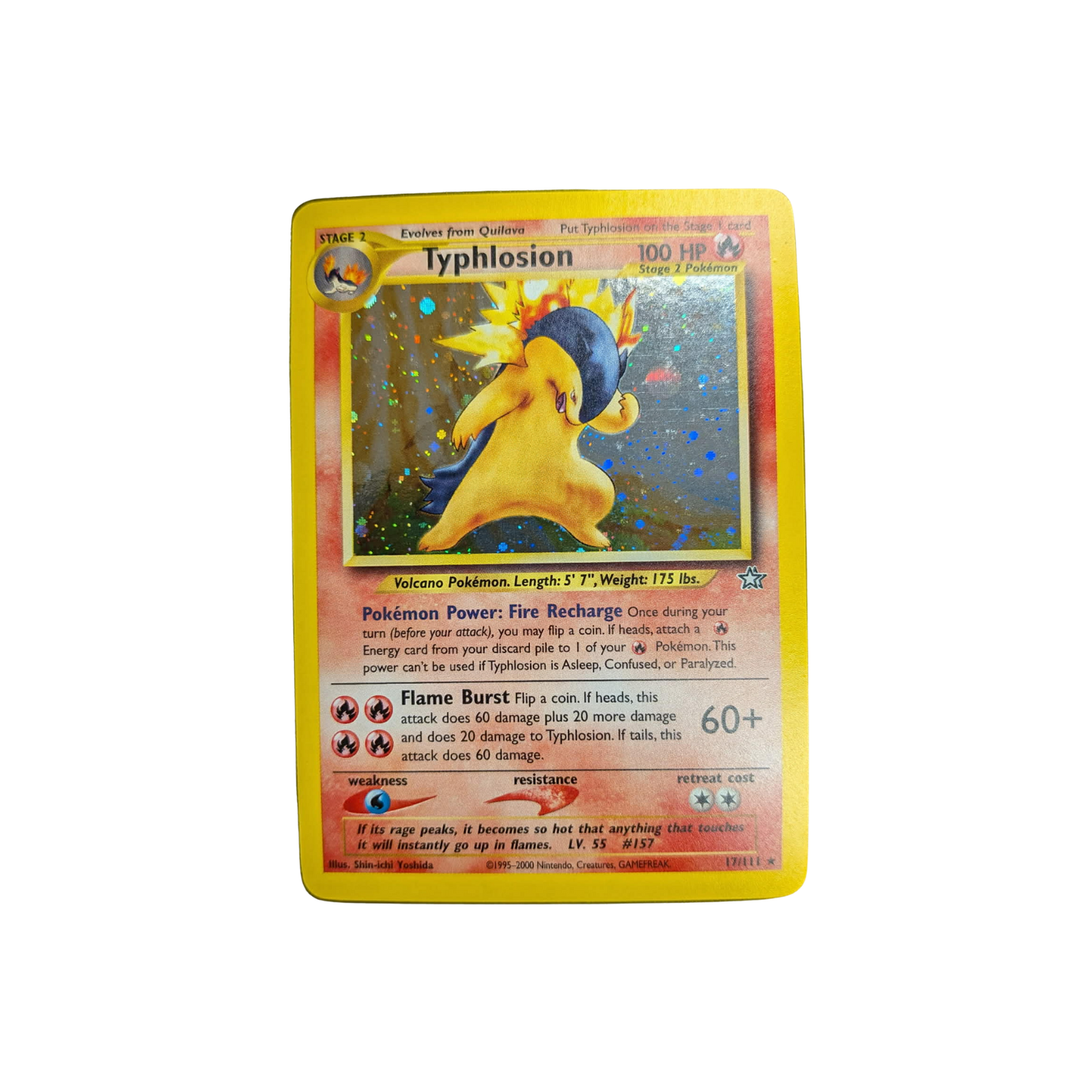 (Neo Genesis) Typhlosion Holo Unlimited #17 - LP