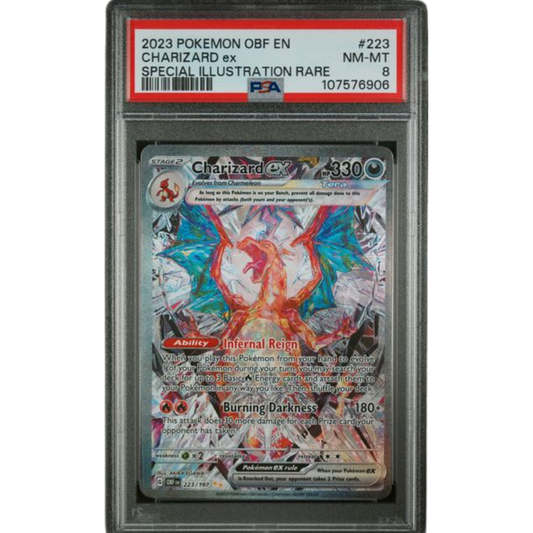 (OBF) Charizard EX #223 PSA 8 NM-Mint