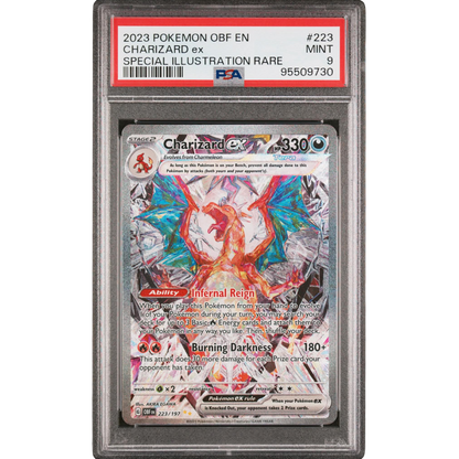 (Obsidian Flames) Charizard ex SIR #223 PSA 9 Mint