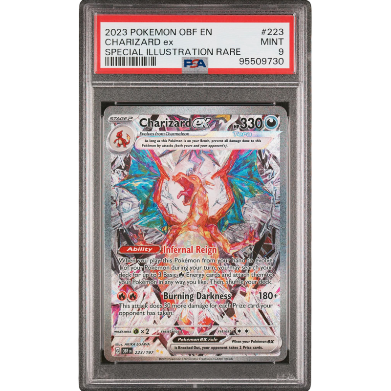 (Obsidian Flames) Charizard ex SIR #223 PSA 9 Mint