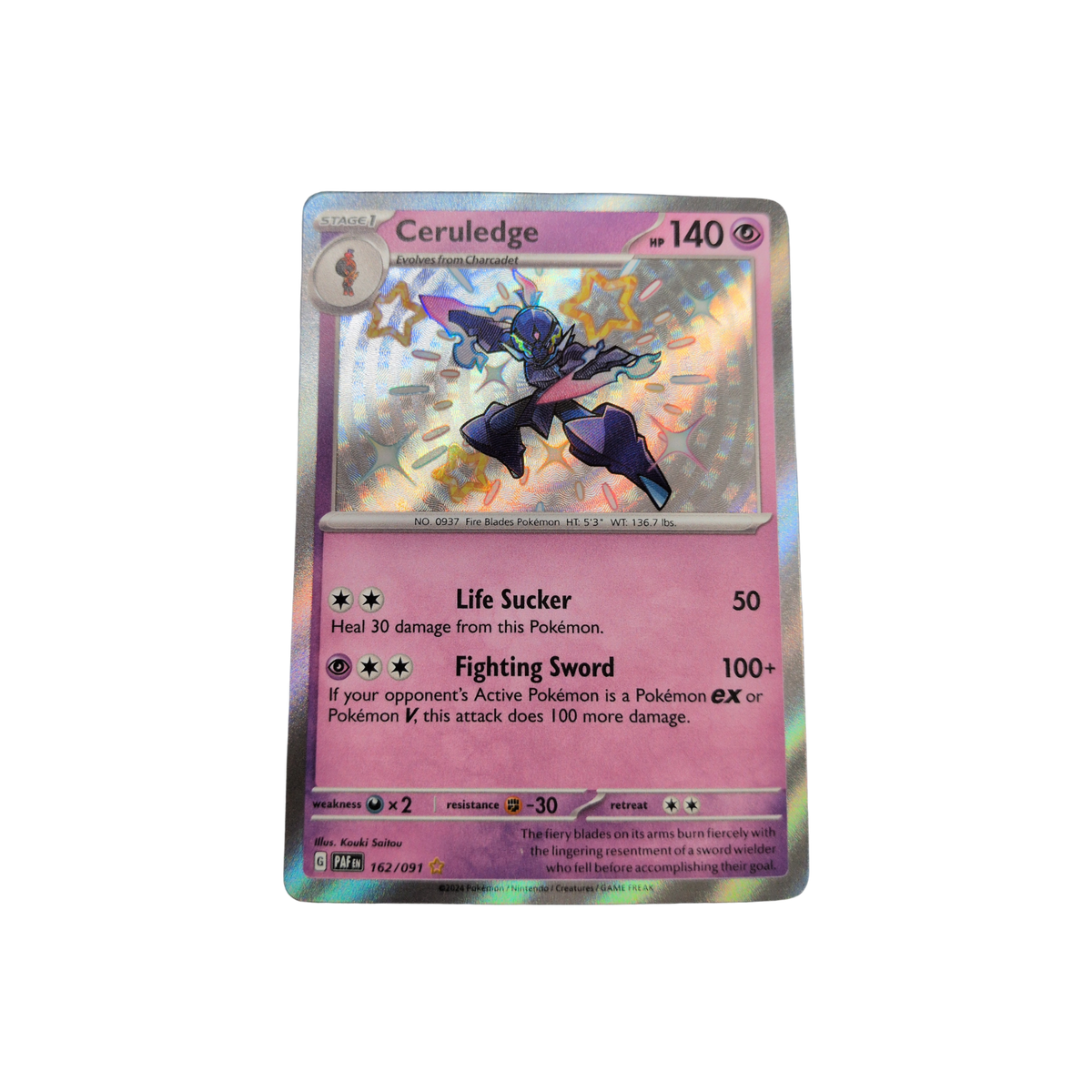 (PAF) Ceruledge Shiny #162 NM