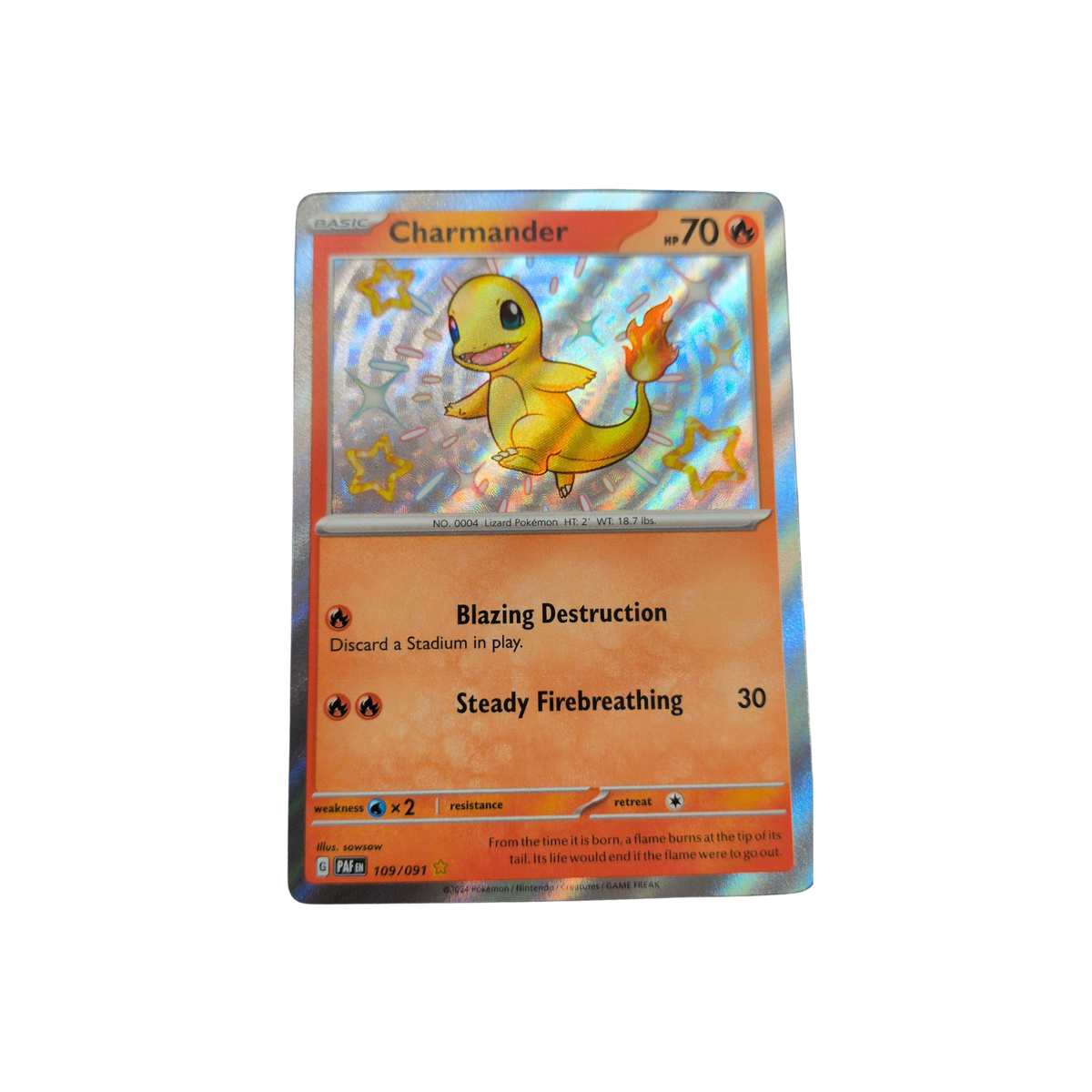(PAF) Charmander Shiny #109 NM