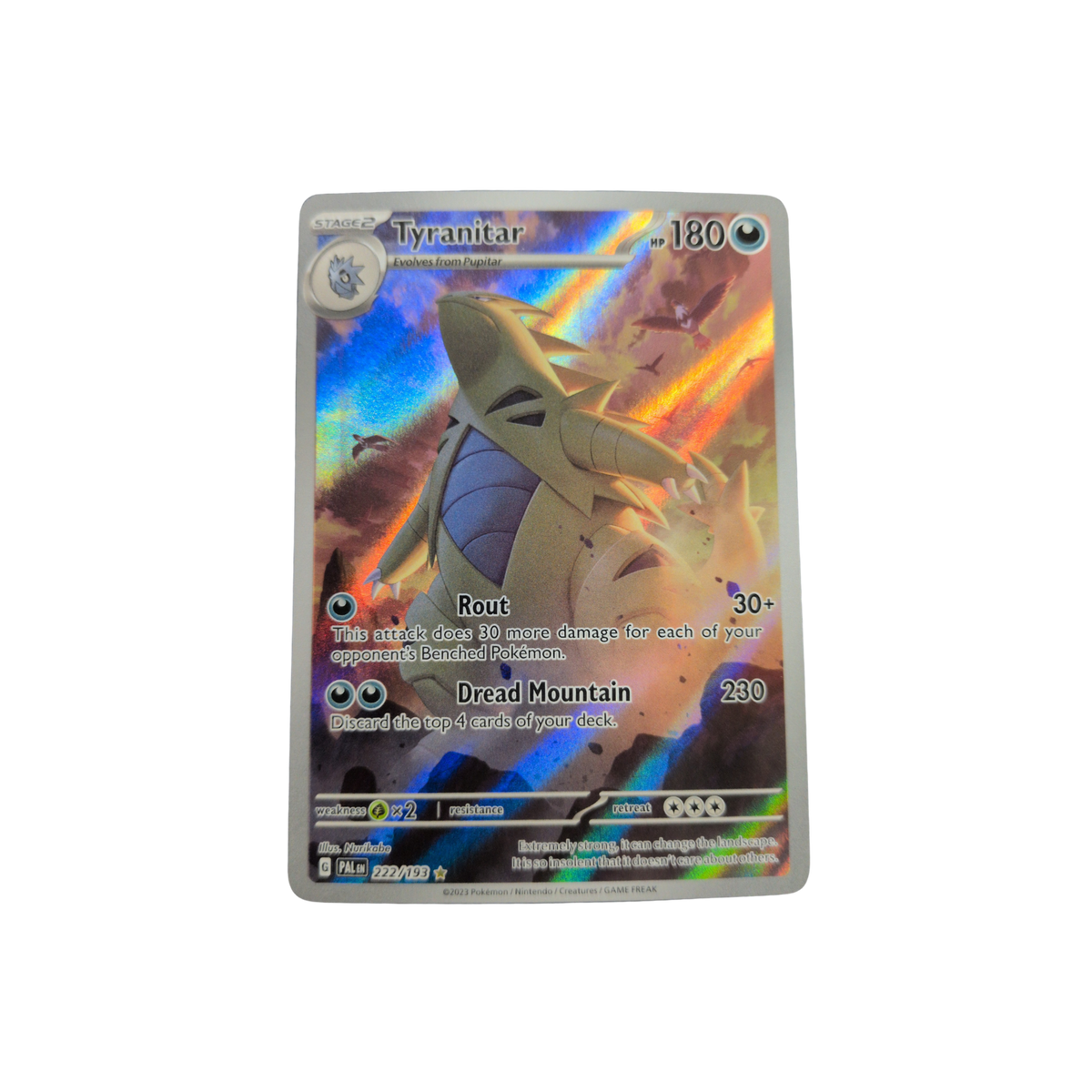 (PAL) Tyranitar #222 NM