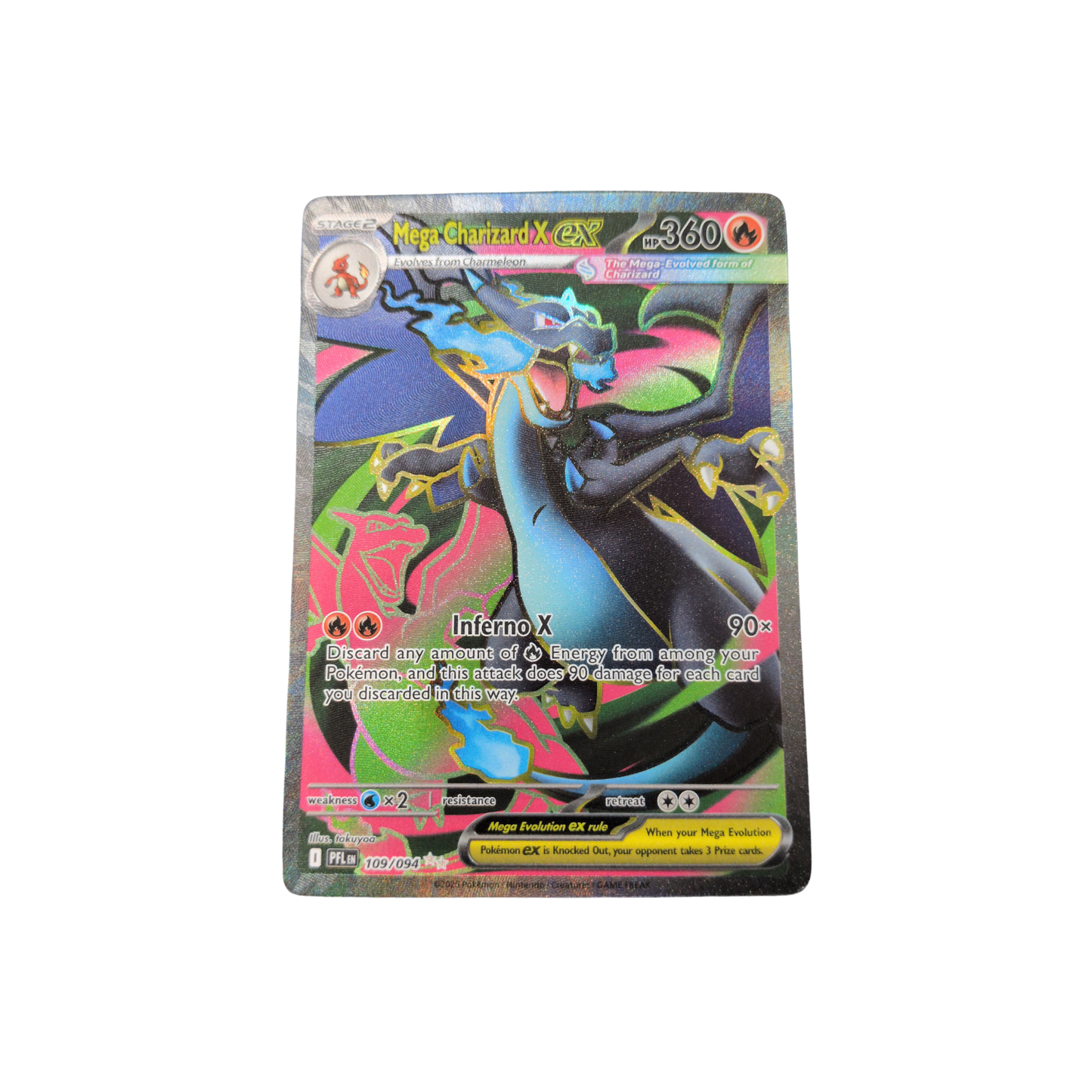 (PFL) Mega Charizard X EX #109 LP