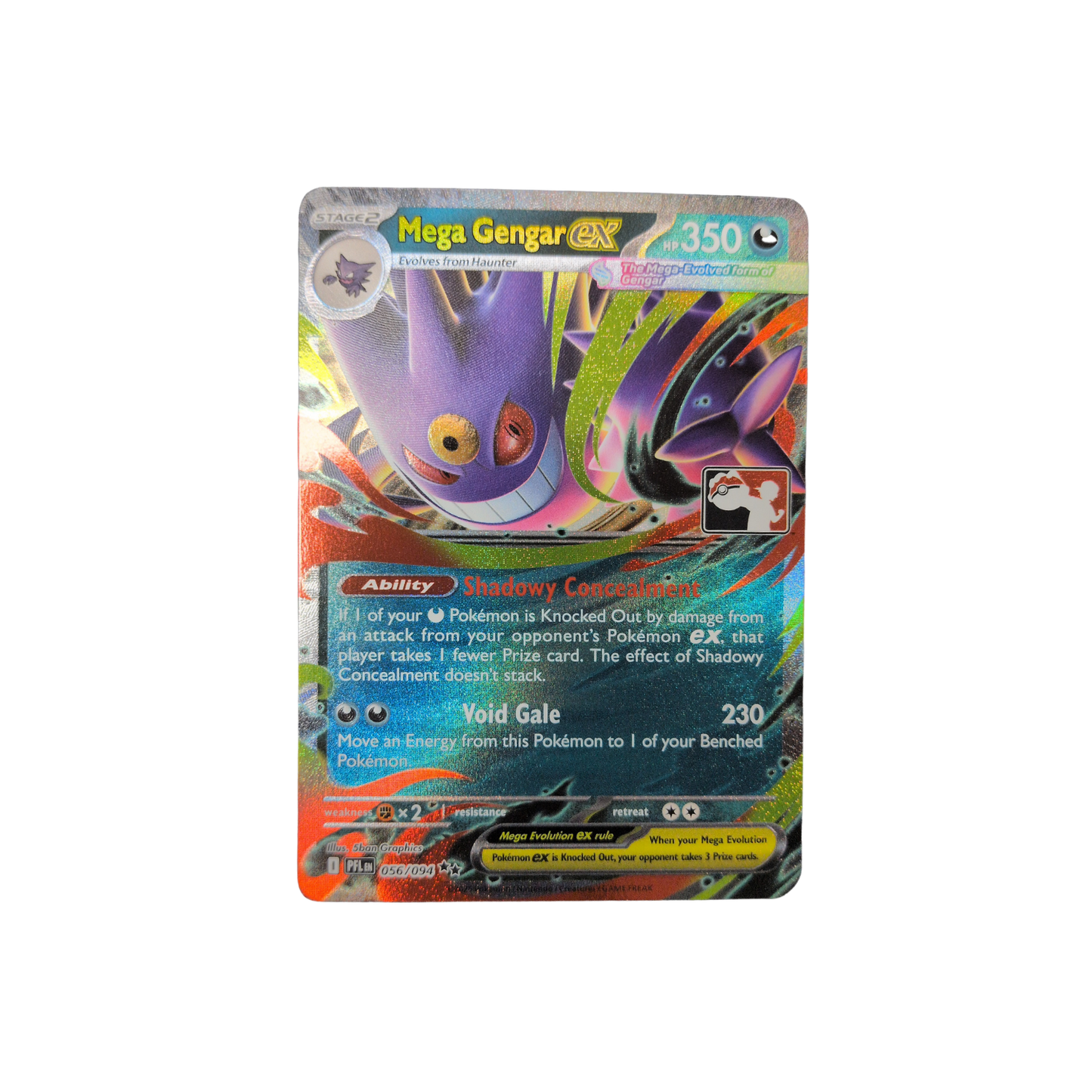 (PFL) Mega Gengar EX Prize Pack #056 NM