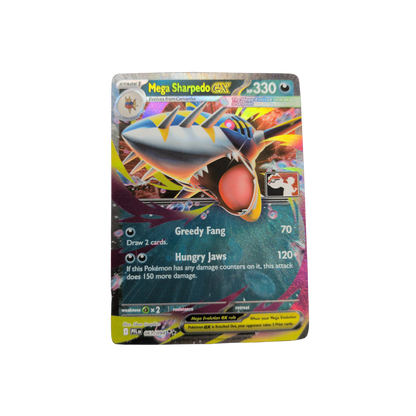 (PFL) Mega Sharpedo EX Play! Pokemon Stamp #061 NM