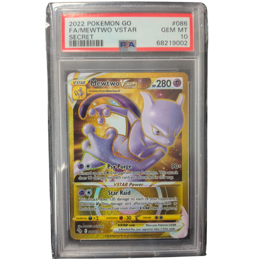 (PGO) Mewtwo VSTAR #086 PSA 10 Gem Mint