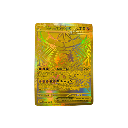 (POR) Mega Zygarde EX Gold #124 NM