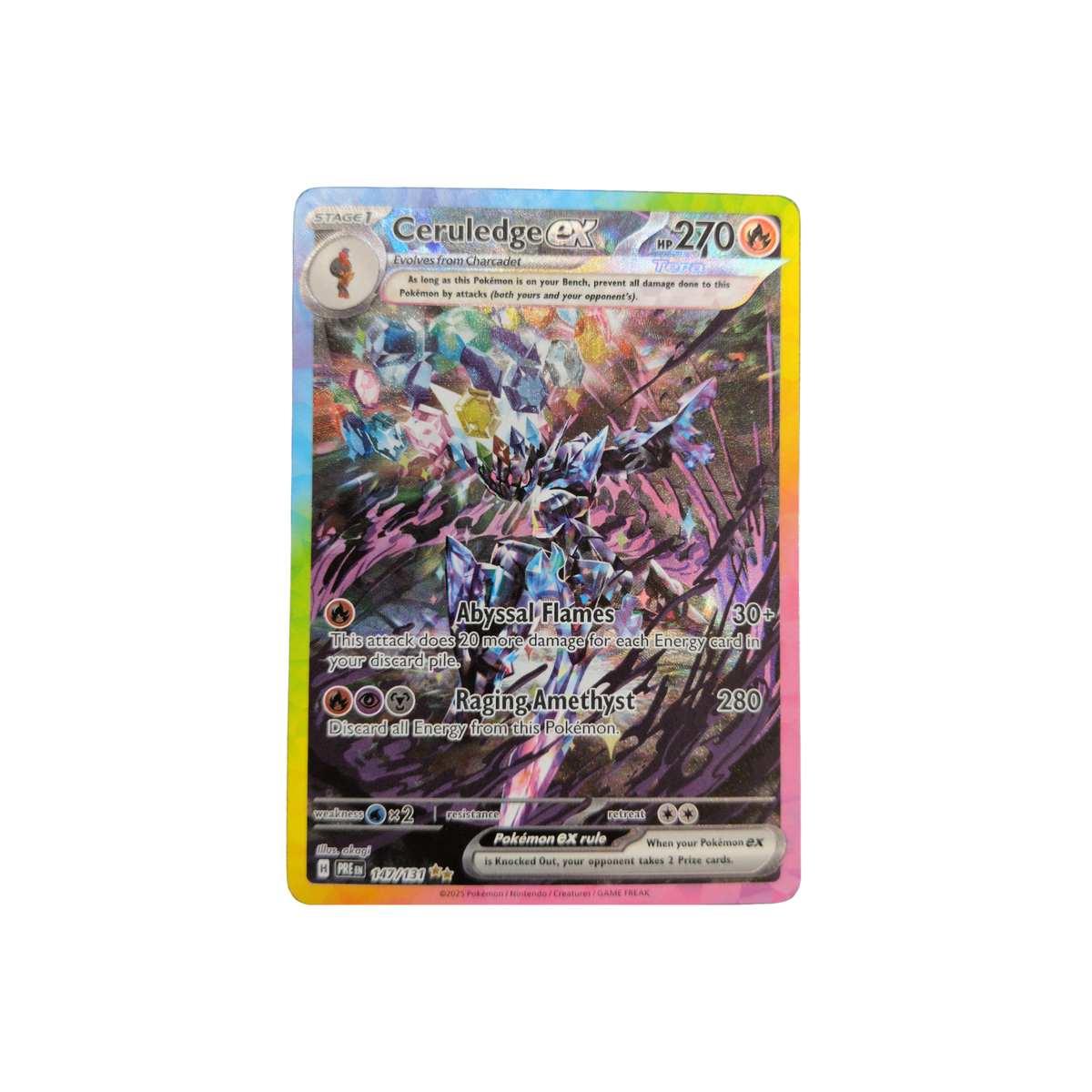 (PRE) Ceruledge EX #147 NM