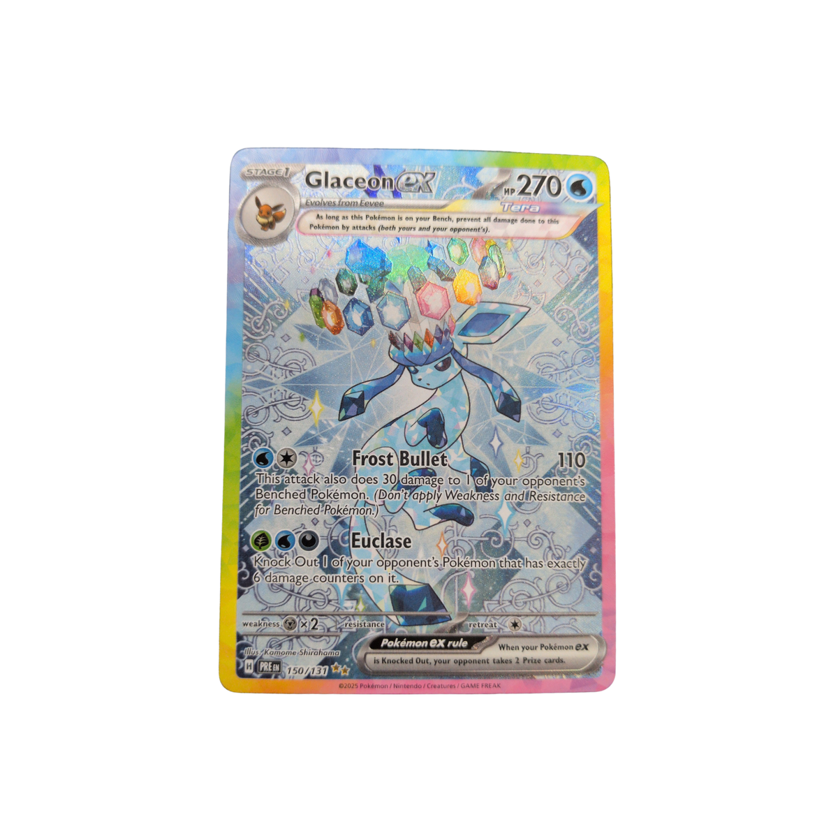 (PRE) Glaceon EX #150 NM