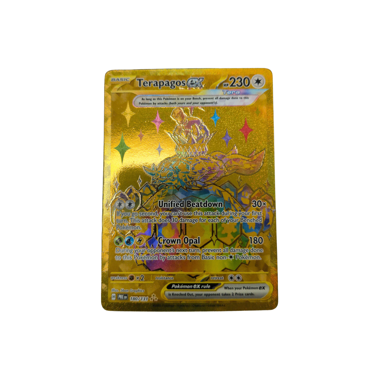 (PRE) Terapagos EX #180 NM