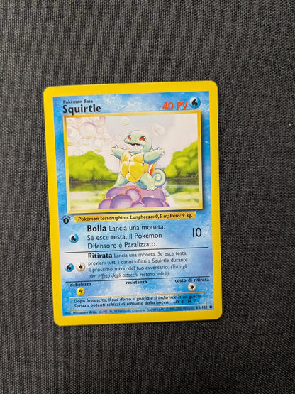 (BS) Squirtle Italian 1st Edition #63 NM