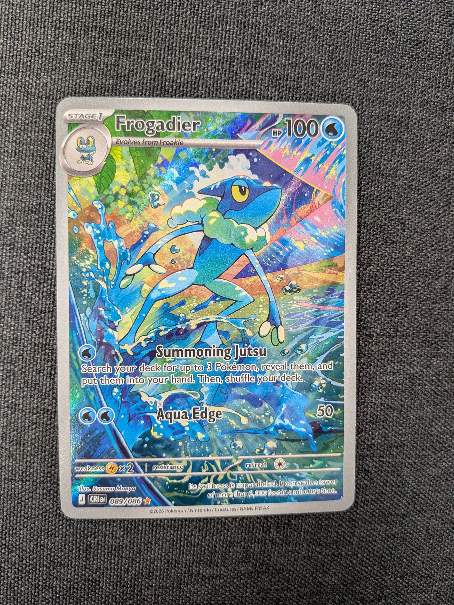(CRI) Frogadier #089 NM