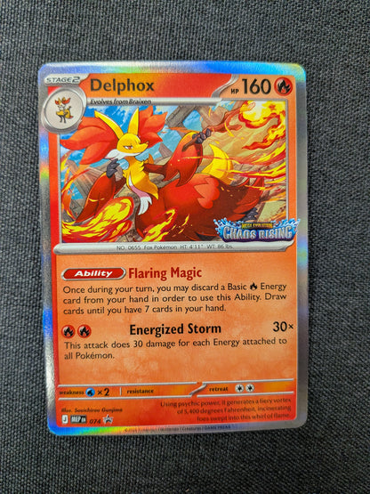 (MEP) Delphox Prerelease Stamp Promo #074 NM