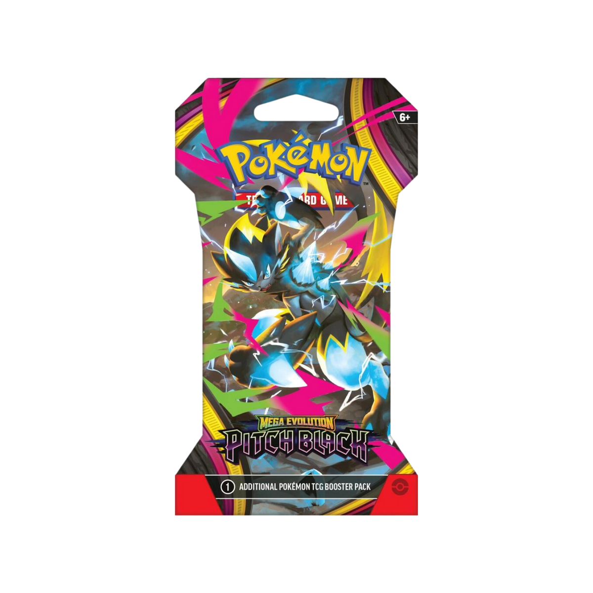 Pokemon Pitch Black Sleeved Booster Pack