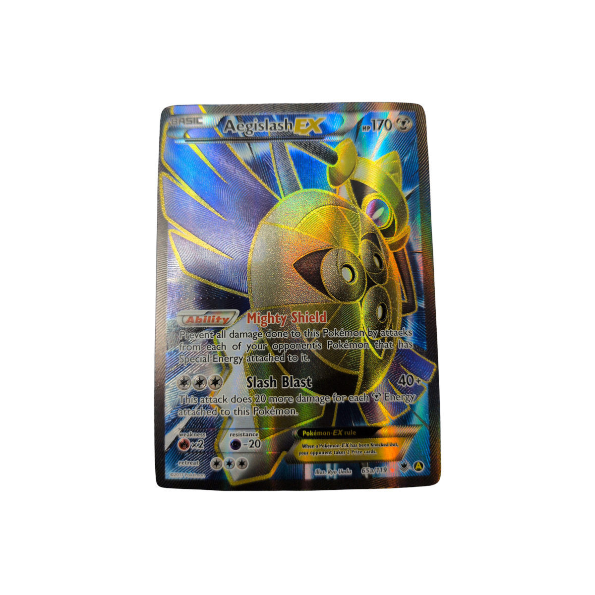 (Promo) Aegislash EX Alternate Art Promo #65a NM