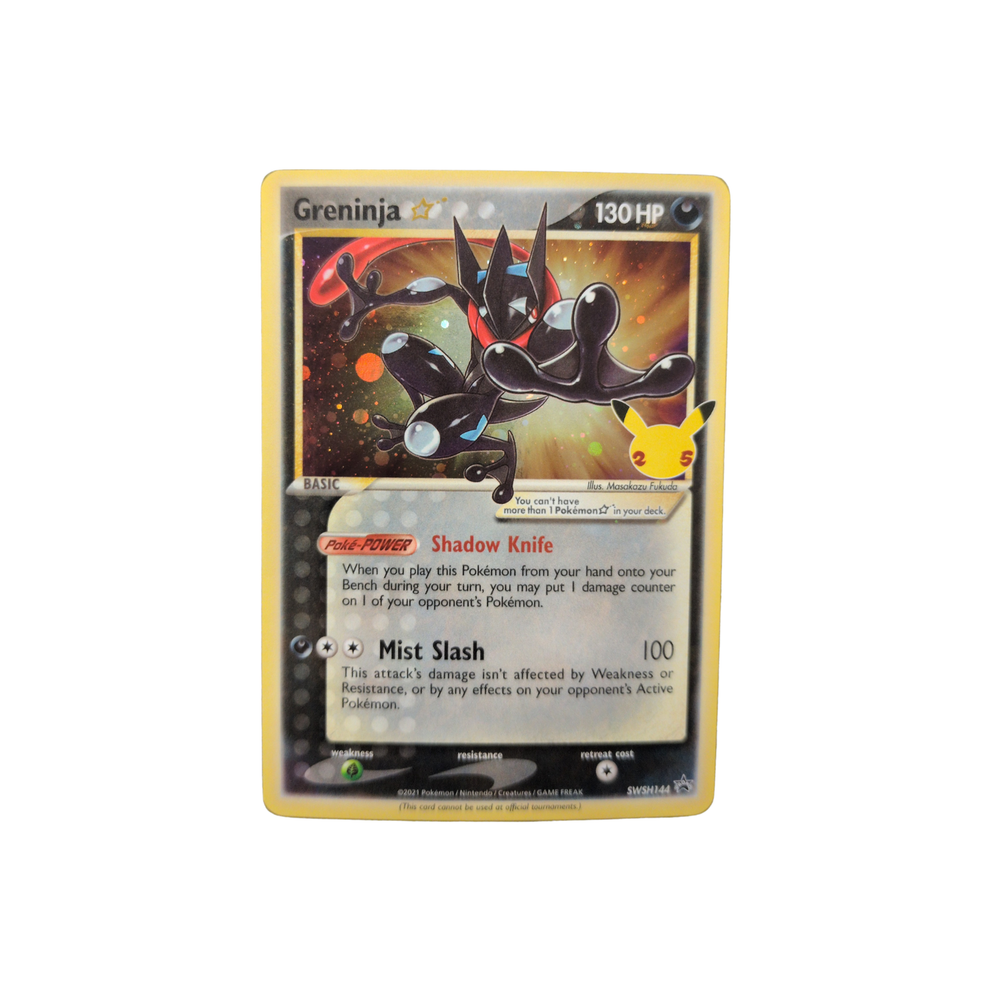 (Promo) Greninja Gold Star Promo #SWSH144 NM