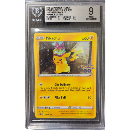 (Promo) Pikachu #SWSH234 BGS 9 Mint
