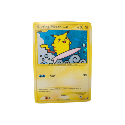 (RR) Surfing Pikachu #114 HP