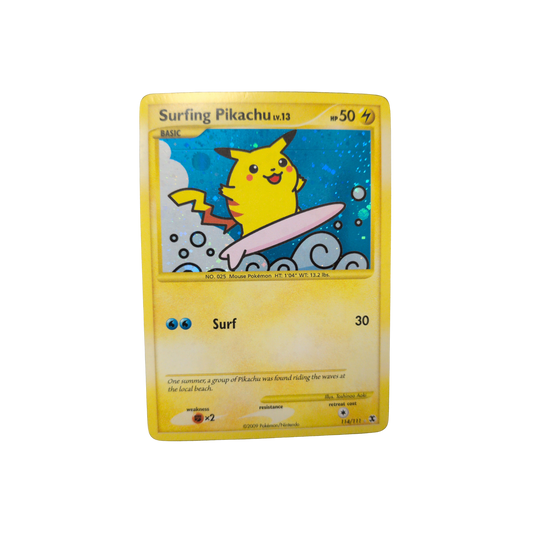 (RR) Surfing Pikachu #114 HP