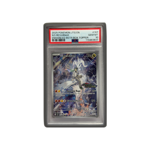 n's reshiram #167 psa 10