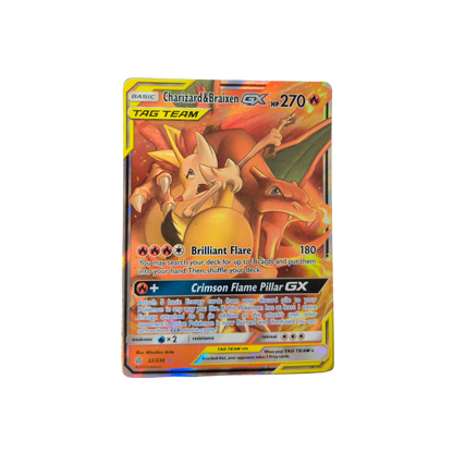 (SM12) Charizard & Braixen GX #22 HP