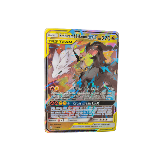 (SM12) Reshiram & Zekrom GX #157 HP