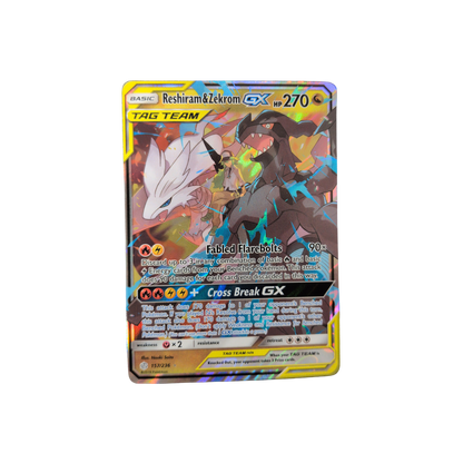 (SM12) Reshiram & Zekrom GX #157 LP