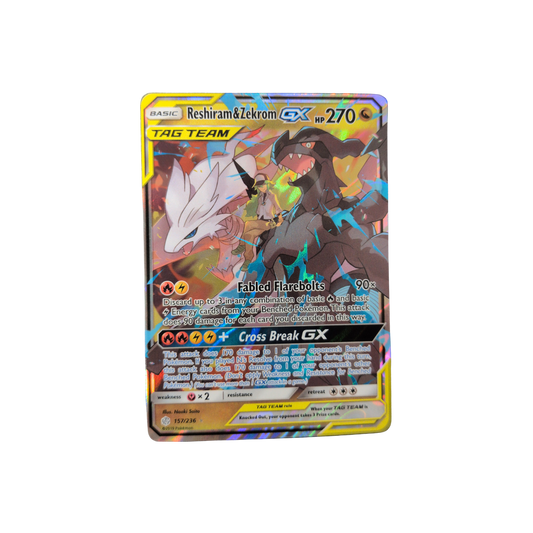 (SM12) Reshiram & Zekrom GX #157 LP