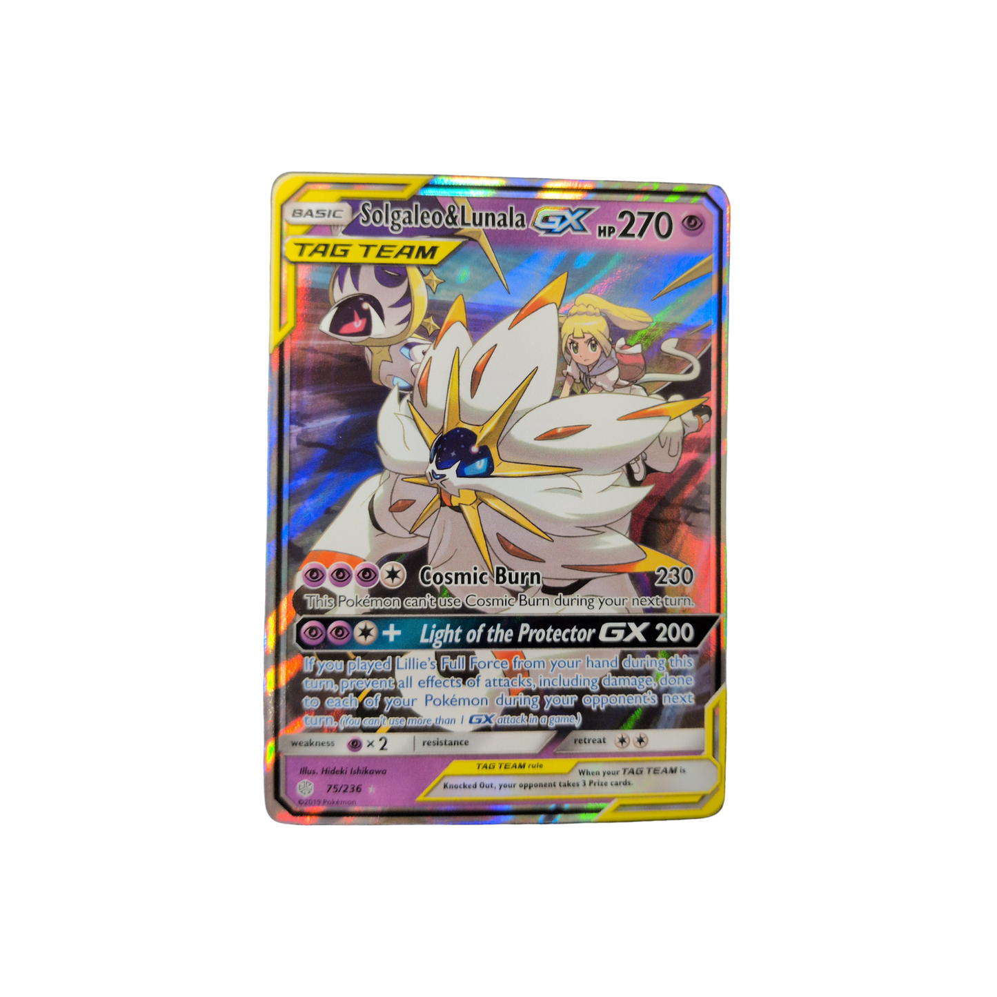 (SM12) Solgaleo & Lunala GX #75 NM