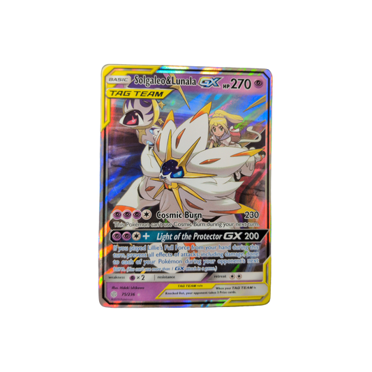(SM12) Solgaleo & Lunala GX #75 NM