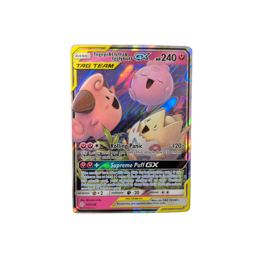 (SM12) Togepi & Cleffa & Igglybuff GX #143 LP