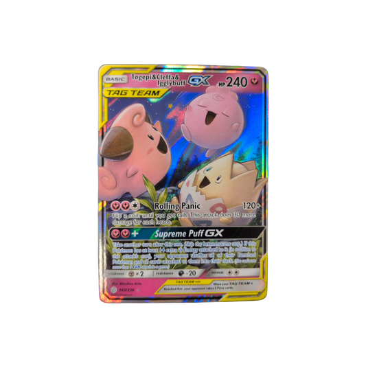 (SM12) Togepi & Cleffa & Igglybuff GX #143 NM