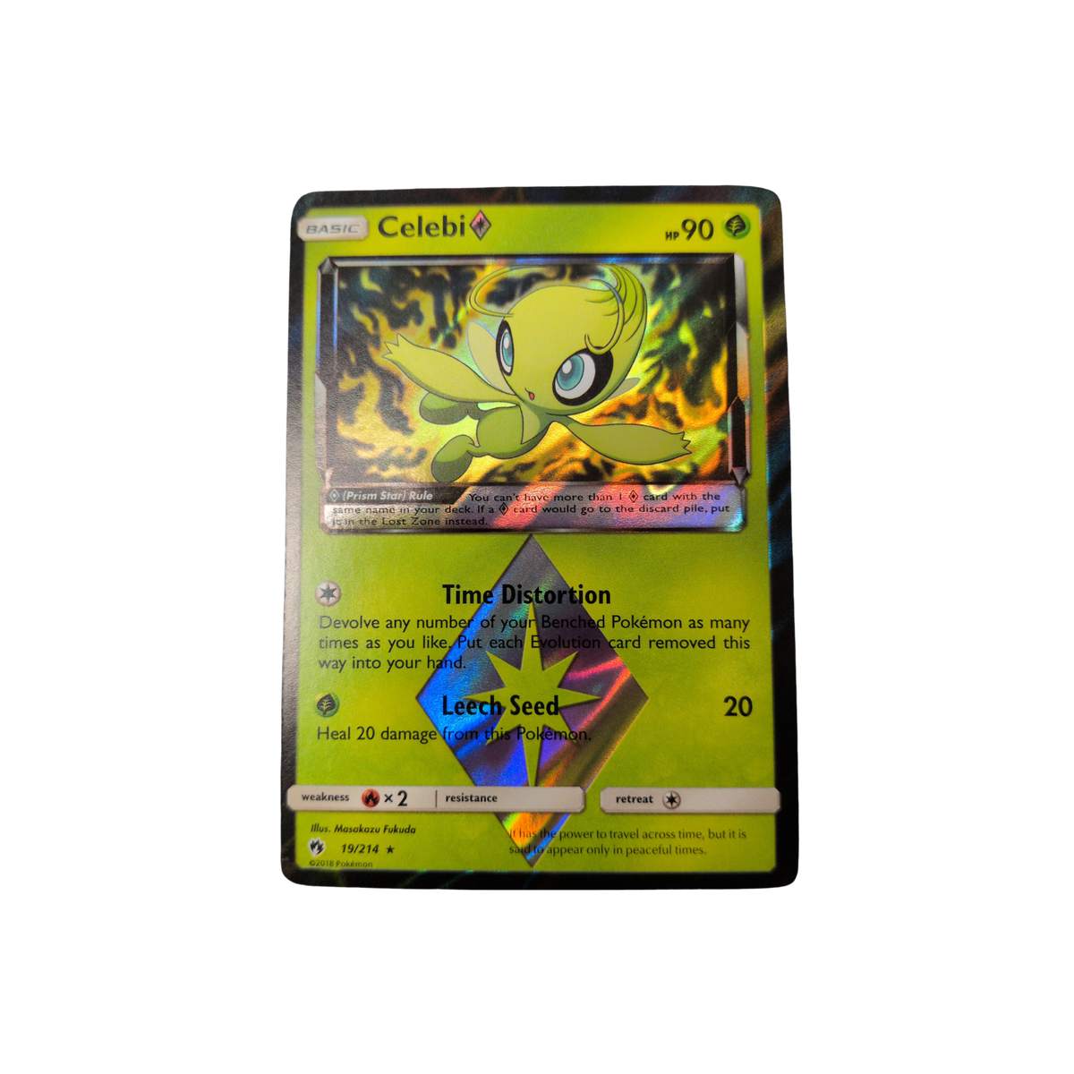 (SM8) Celebi Prism Star #19 NM
