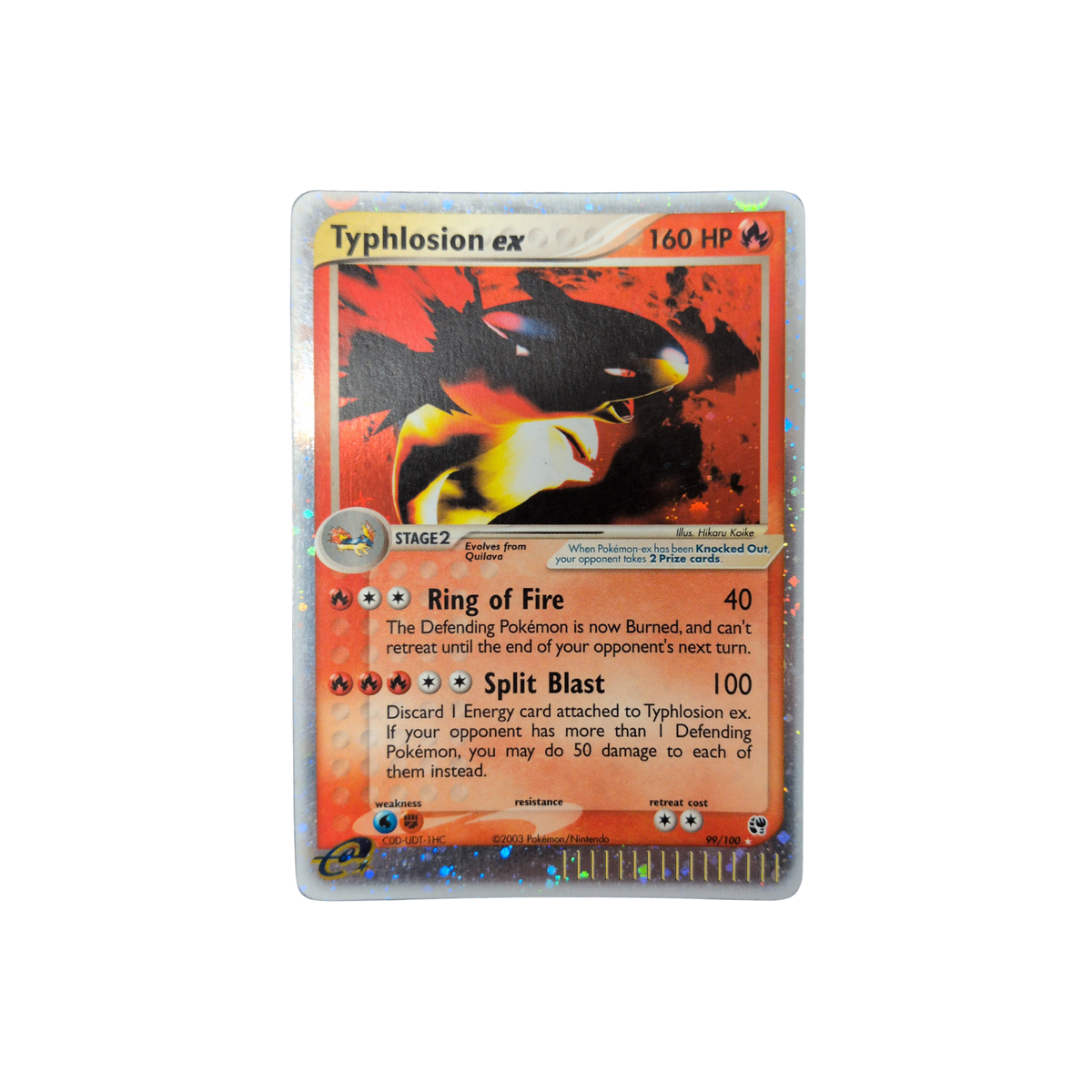 (SS) Typhlosion EX #99 HP
